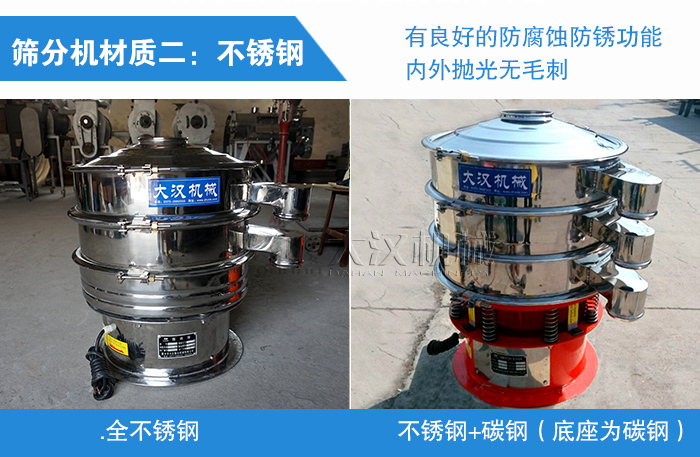 不锈钢筛分机